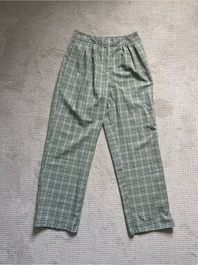 Primark Women’s Green Check Dress Pants
